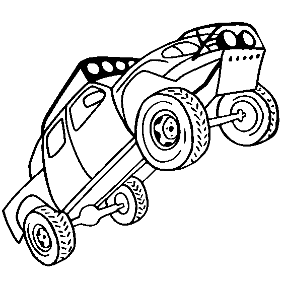 Free Baja 1000 Racing Truck Coloring Pages